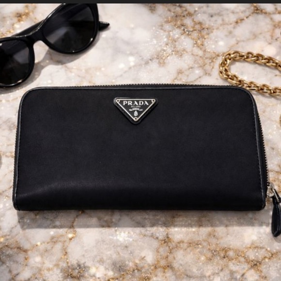 Prada Handbags - Prada Black Wallet